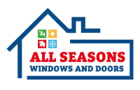 Logo All Seasons Windows and Doors, cliente de ANMA Estudio Web